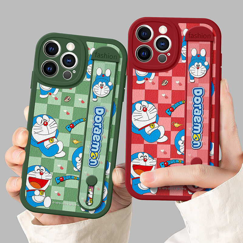 iPhone機種に対応 レザー調 2WAYスタンド スマホケース C-80151