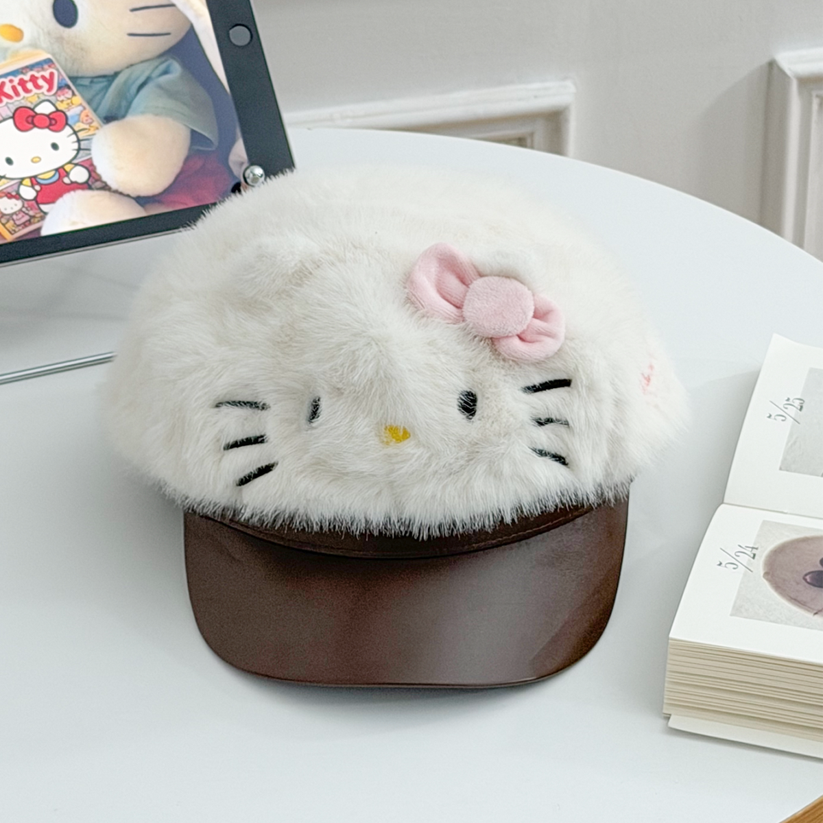 ふわふわ レディース 秋冬 ボア素材 防寒 ハット C-570