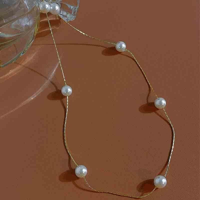 デザイン感 チャーミング 綺麗め ネックレス アクセサリー<ins-3127>