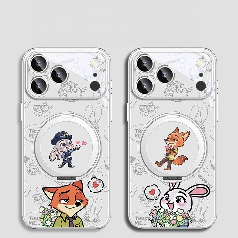 360°回転 磁気リング付き iPhone機種に対応 落下衝撃保護 スマホケース C-80043