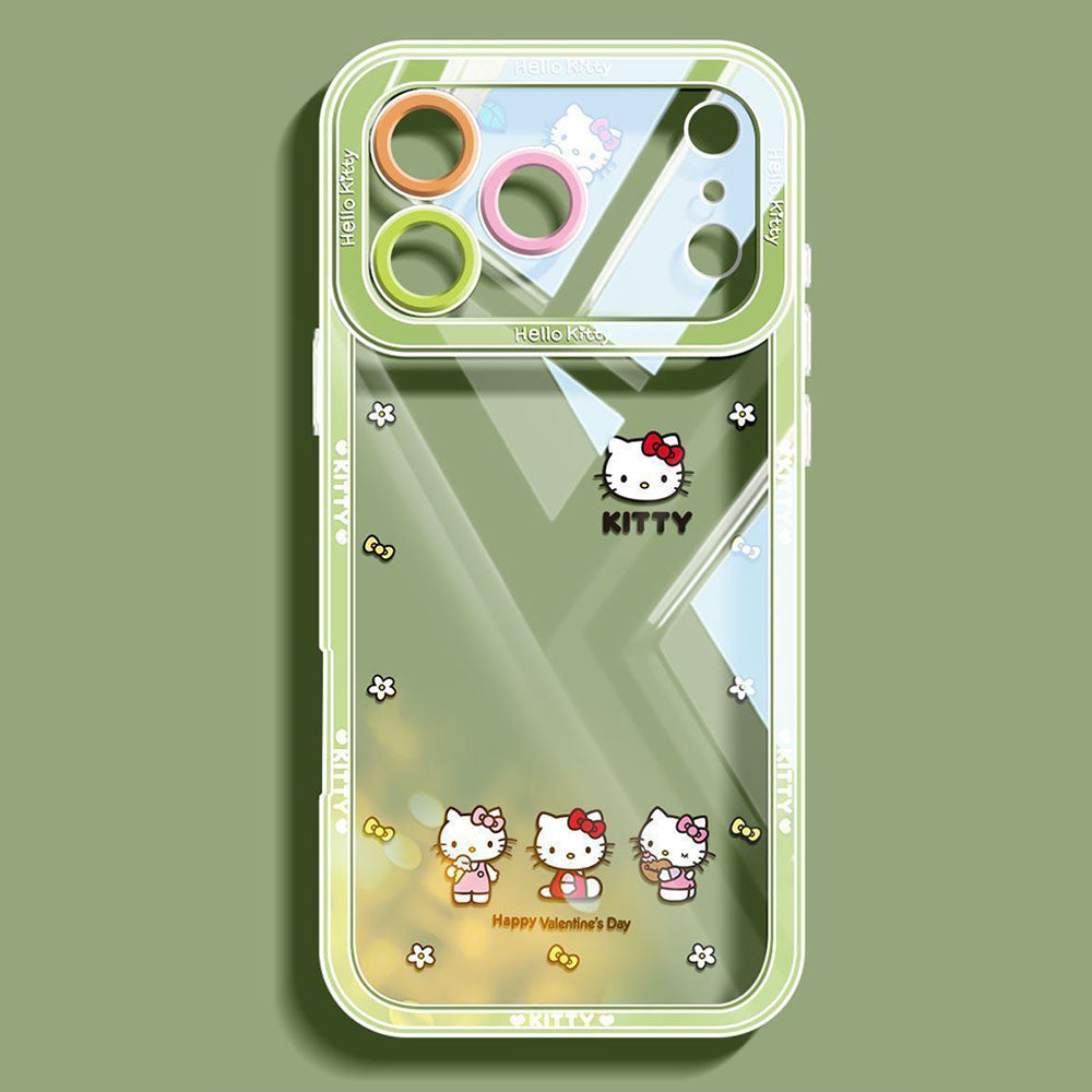iPhone機種に対応 6カラー 透明感たっぷり カメラ保護 スマホケース C-80161