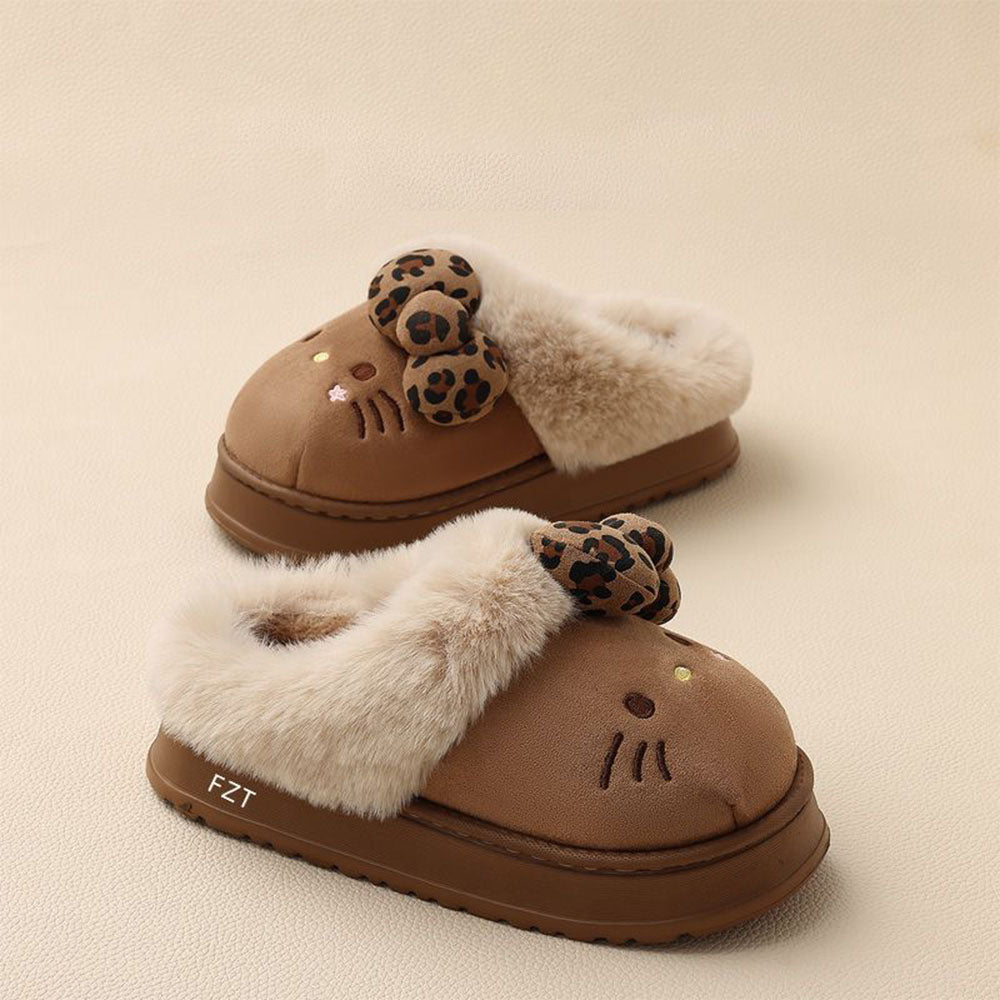 ふわもこ ボア 厚底 あったか ルームシューズ C-549