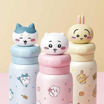 550mL 癒しデザイン 保温保冷 水筒 ボトル C-399