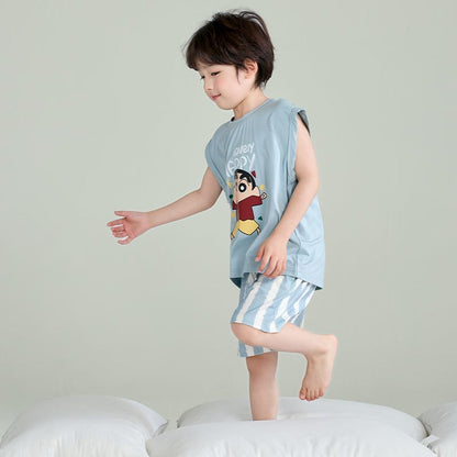 夏用 吸汗通気 Tシャツ+ショーツ セットアップ n-251