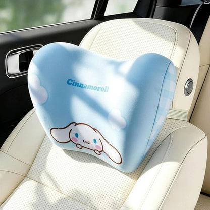 癒しアイテム もちもち やさしくフィット 車用ネックパッド＆ランバーサポート C-529