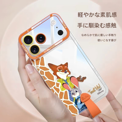 iPhone対応 透明クリア 高段差全周保護 薄型軽量 耐衝撃 スマホケース C-80050