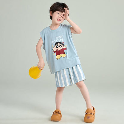 夏用 吸汗通気 Tシャツ+ショーツ セットアップ n-251