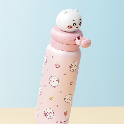 550mL 癒しデザイン 保温保冷 水筒 ボトル C-399