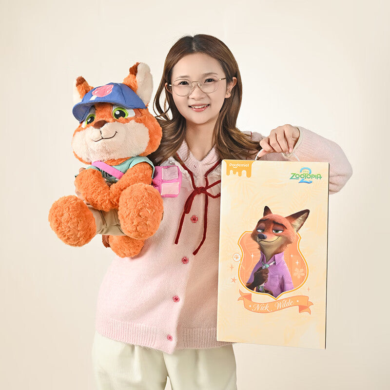 抱き枕兼用 プレゼント向け ふわふわ 癒し系 キツネ型 ぬいぐるみ C-111