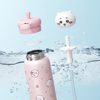 550mL 癒しデザイン 保温保冷 水筒 ボトル C-399
