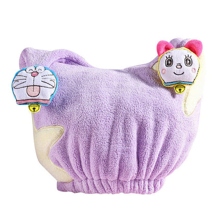 【👛 コスパ最強】2点 ふわふわ 速乾 吸水力抜群 ヘアキャップ C-459