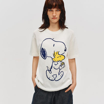 3色展開 男女兼用 プリント Tシャツ C-50043