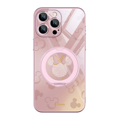 iPhone機種に対応 360°回転 磁気リング付き 落下衝撃保護 スマホケース C-80040