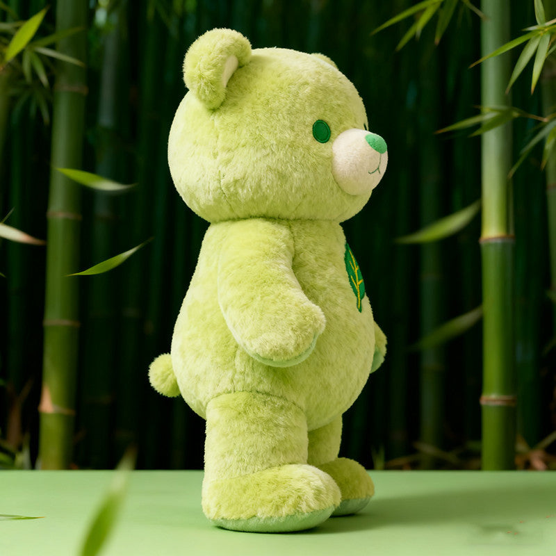 癒し系 ふわもこ 抱き枕 プレゼント 葉っぱクマ ぬいぐるみ C-265