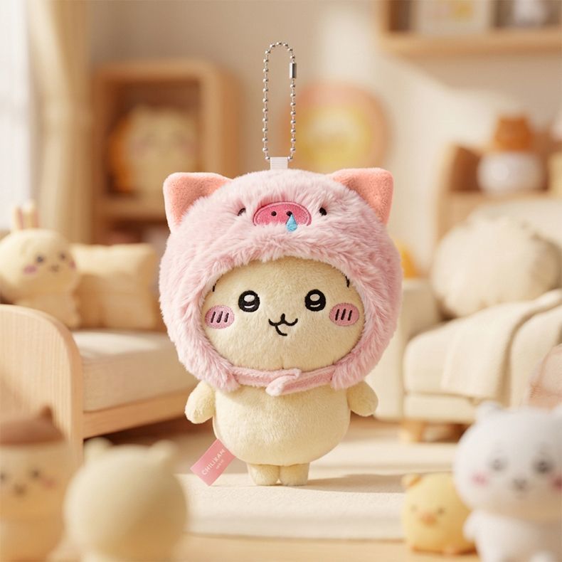 ふわもち ぬいぐるみ チャーム キーホルダー C-151