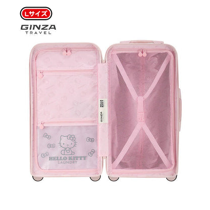 【数量限定】ハローキティ スーツケース ピンク エンボス加工 ｜ 大人可愛い キャリーケース TSAロック搭載 CO-60003