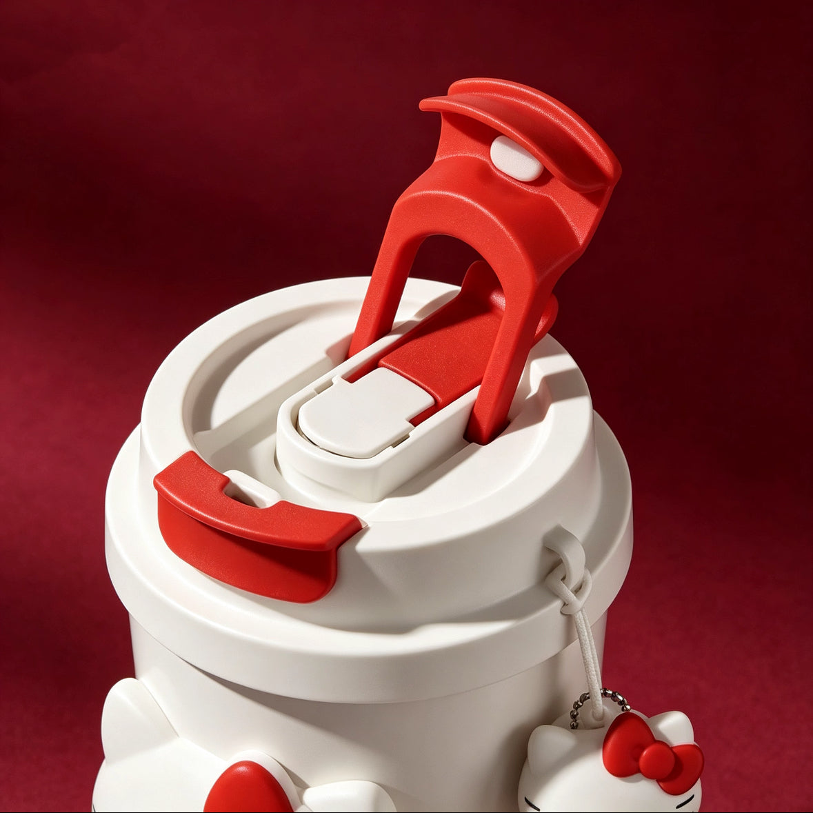 520ml 2WAY 長時間保温 チャーム付き 保温 ボトル C-229