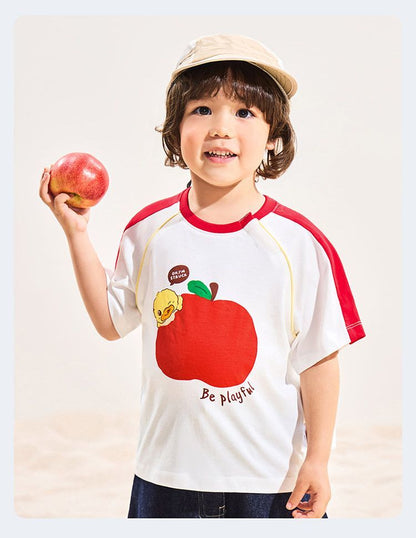 配色 カジュアル ゆったり Tシャツ n-143