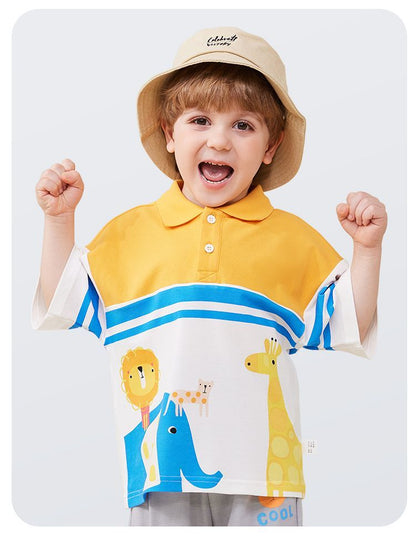ひんやり 冷感 配色 カジュアル ポロ Tシャツ n-132
