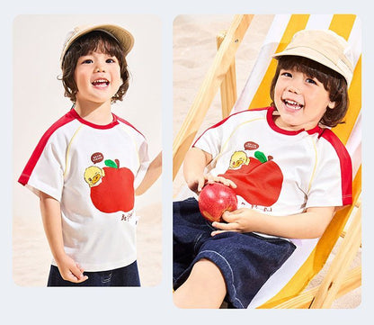 配色 カジュアル ゆったり Tシャツ n-143