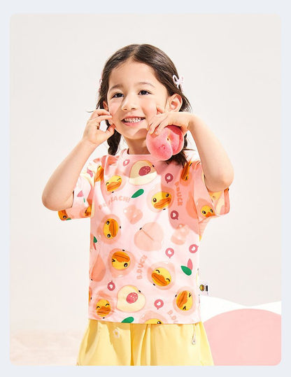 男女兼用 キッズ 夏 カジュアル Tシャツ n-144