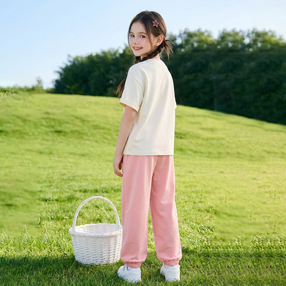 かわいい プリント トップス+ショートパンツ セットアップ n-188