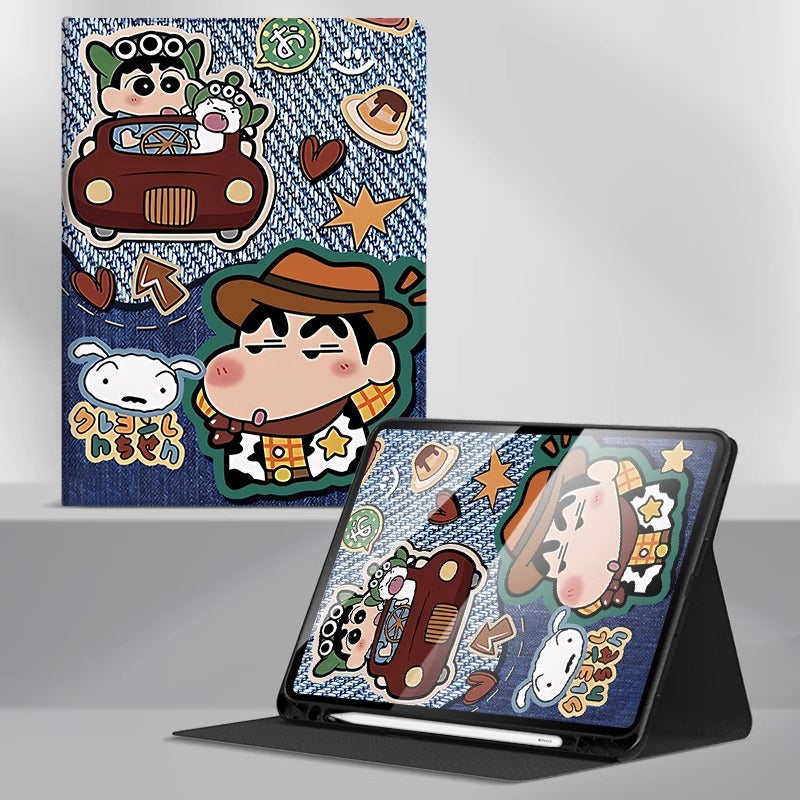 衝撃保護 多角度スタンド iPadケース C-80075