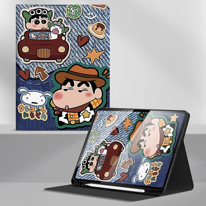 衝撃保護 多角度スタンド iPadケース C-80075