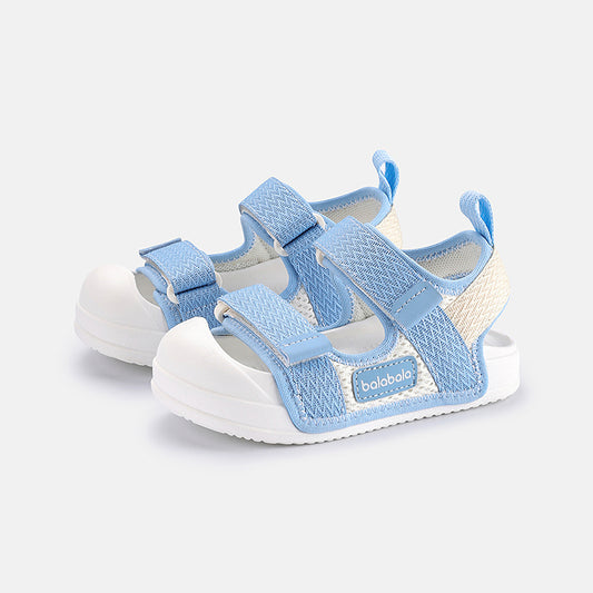 柔らかクッション底 メッシュ 通気 子供 シューズ サンダル n-263