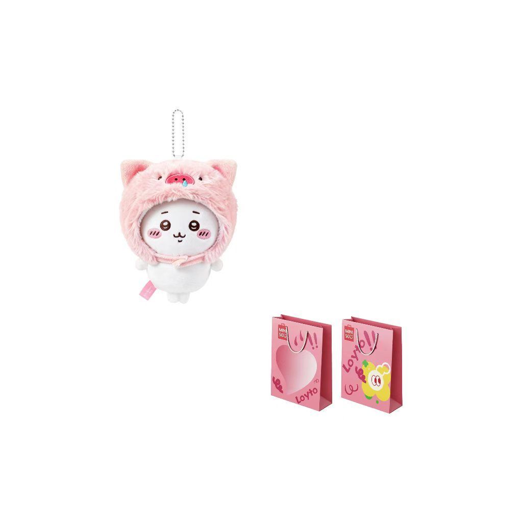 ふわもち ぬいぐるみ チャーム キーホルダー C-151