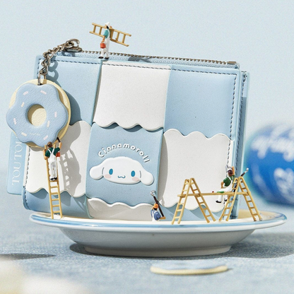 刺繍 多カードポケット 小銭入れ ミニ財布 C-165