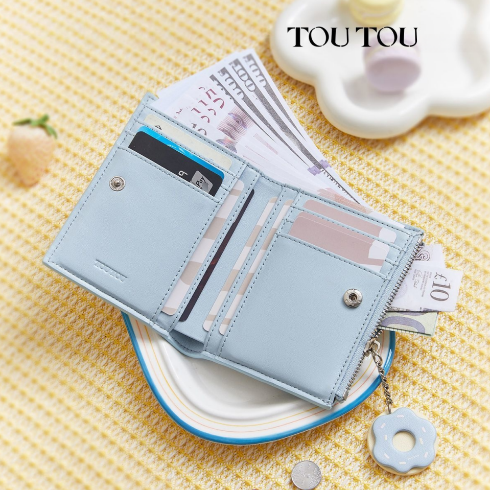 刺繍 多カードポケット 小銭入れ ミニ財布 C-165