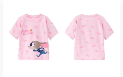 通気性良い 丸首 肌に優しい プリント Tシャツ n-114
