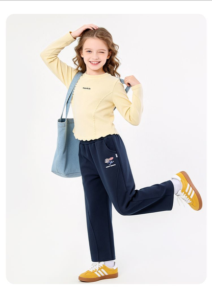 カジュアル派 子供服 立体ライン スウェットパンツ n-116
