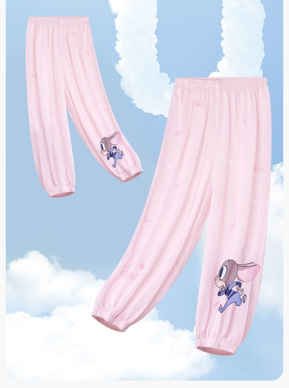 子供服 メッシュ切替 薄手さらさら パンツ n-118