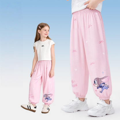 子供服 メッシュ切替 薄手さらさら パンツ n-118