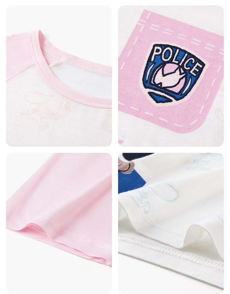 子供用 柔らか通気性 パジャマ Tシャツ+パンツ セットアップ n-119