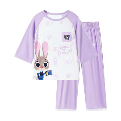 子供用 柔らか通気性 パジャマ Tシャツ+パンツ セットアップ n-119