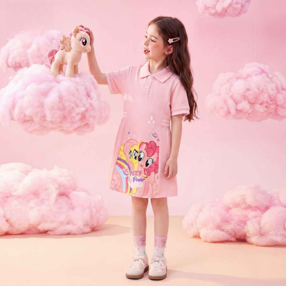 かわいい 肌触りよい プリント ワンピース n-121