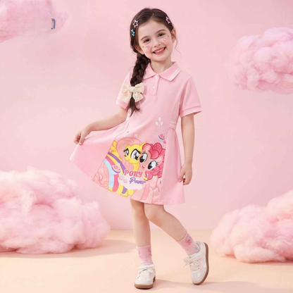 かわいい 肌触りよい プリント ワンピース n-121