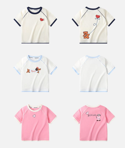 夏ひんやり 冷感素材 ムレ感ゼロ Tシャツ n-129