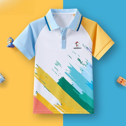 配色 カラフル スポーツ 通気 Tシャツ n-139