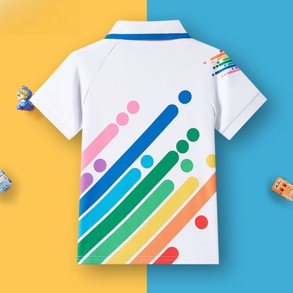 配色 カラフル スポーツ 通気 Tシャツ n-139