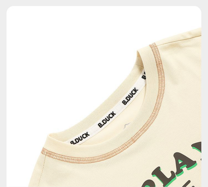 接触冷感 プリント トップス+ショートパンツ セットアップ n-183