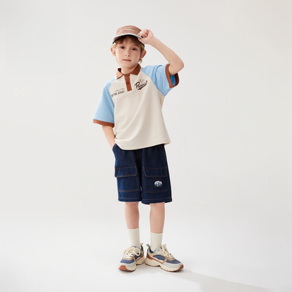 冷感快適 プリント トップス+ショートパンツ セットアップ n-187