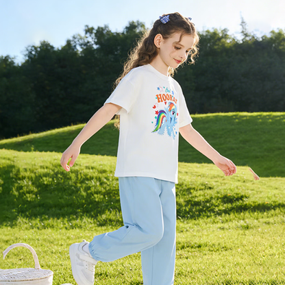 かわいい プリント トップス+ショートパンツ セットアップ n-188