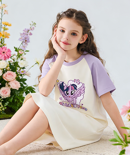 リラックス 子供 半袖 パジャマ ワンピース n-190