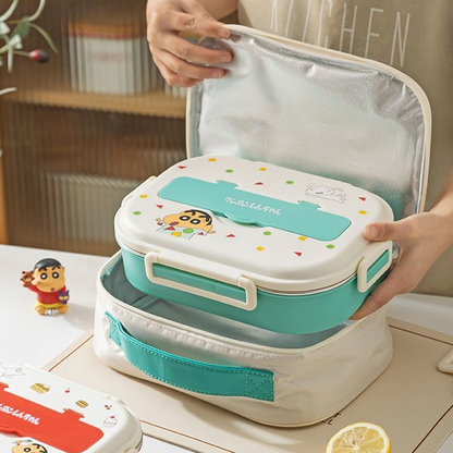 分け皿付き 仕切り 大容量 お弁当・ダイエット食両用 弁当箱 C-215