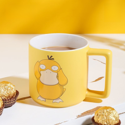 可愛い 水分補給 角ハンドル 陶器マグカップ C-223