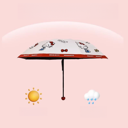 可愛い UVカット 晴雨兼用 折りたたみ傘 C-230